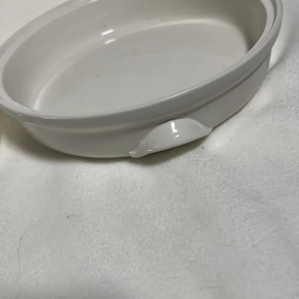 Hall Covered Casserole #2176 Ivory With Lid